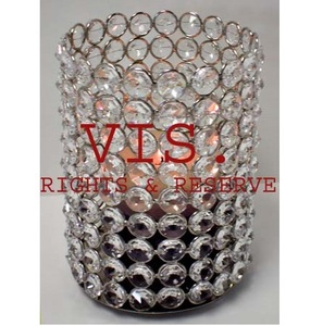 Centre de cristal or pour décorations de mariage - Product Image 3