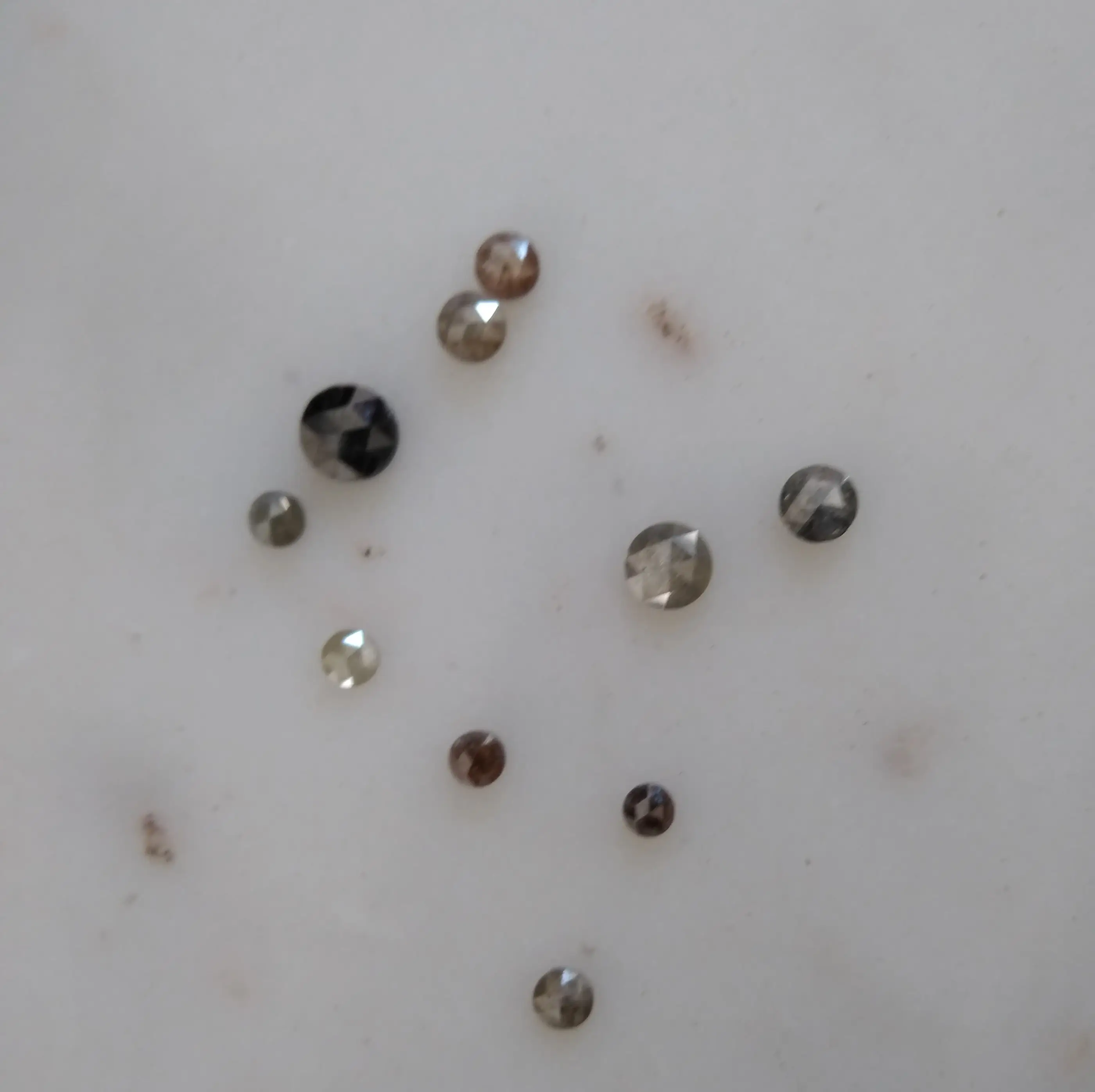 5mm हीरा गुलाब कट (प्राकृतिक)
