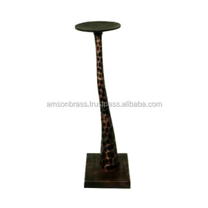 Black Antique Bronze Tree Shape Candle Holder Bottom Square Pit Design Candle Holder Candle Holder A preços razoáveis