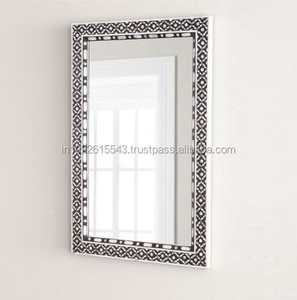 Mueble de Pared Moderno para Dormitorio, Diseño Industrial Abstracto con Incrustaciones de Hueso, Ecológico, Ajustable, Elegante, con Patrón Blanco y Negro - Product Image 3