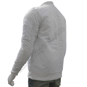 Chaqueta Bomber Casual Unisex de Satén, Impermeable, Resistente al Viento, con Decoración Bordada, Fábrica BSCI, Personalizada, Corte Ajustado - Product Image 6