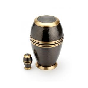 Urna de cremación de metal de latón Suministros funerarios para cenizas de adultos Urnas de recuerdo Urnas para mascotas para ahorrar memoria - Product Image 1