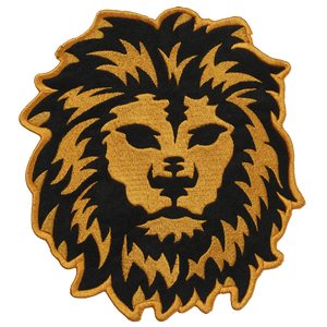 Patchs de veste personnalisés de haute qualité en gros, patch tête de lion pour veste universitaire, patch de veste en jean JP-0009 - Product Image 1
