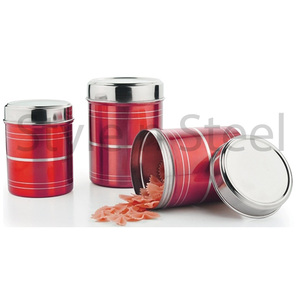 Canister Stainless Steel Luxury Large Capacity Decorative Storage <b>Jars</b> <b>Tea</b> <b>Sugar</b> <b>Coffee</b> Food Canister - Product Image 5