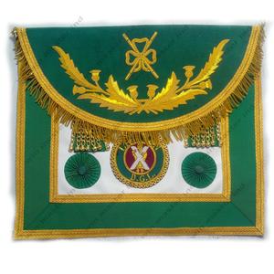 Tablier artisanal brodé en forme de cerf-volant, style gothique, AASR - Product Image 1