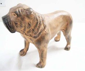 รูปปั้นสุนัขทำด้วยมืออลูมิเนียมขนาดใหญ่เงาวาววาวหรูหราสำหรับตกแต่งบ้านแบบชาวยุโรปเทคนิคการหล่อโลหะ - Product Image 6