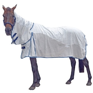 Couverture hybride pour cheval avec protection respirante et imperméable pour le cou, couverture de sortie et de stalle, protection toutes saisons - Product Image 3