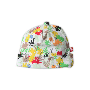 Gorros de algodón orgánico gruesos y cálidos para bebé, Unisex, con etiqueta personalizada profesional, fabricante de India - Product Image 1