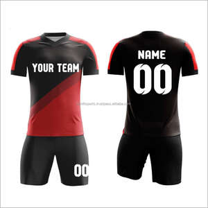 Vêtements de sport de football de style marin OEM personnalisés unisexe, maillot de football pour hommes, t-shirt uni, lot de vêtements pneumatiques au design unique - Product Image 4