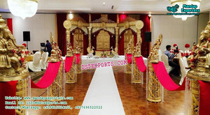 Marches en forme d'éléphant pour mariage, statue d'entrée de mariage, de petite taille, décoration de porte réception - Product Image 2