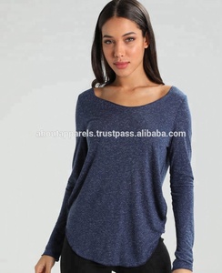 Venta al por mayor de sublimación personalizada señoras camiseta nuevo diseño de gran tamaño de lino blanco liso palangre camiseta Casual estampado Decoración - Product Image 5