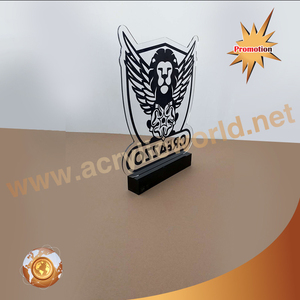 Base de acrílico personalizada para mesa, soporte de carteles Led iluminado, venta al por mayor - Product Image 3