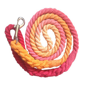 <b>Dog</b> Leash Pink Ombre Cotton Rope Leash <b>Heavy</b> <b>Duty</b> Rope's Premium Quality Manufacturer Wholesaler Very Cheap Price - Product Image 4