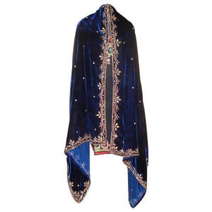 Ladies Velvet Shawl New Design With Custom Design - Product Image 3
