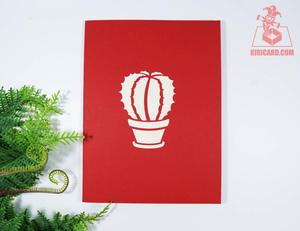 Arbre floral et carte pop-up 3D de cactus unique Carte de voeux faite à la main Offre Spéciale impression offset pour l'artisanat en gros - Product Image 6