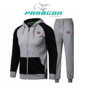 ชุดวอร์มดีไซน์ใหม่ปี2020,ชุดวอร์มผ้าฝ้ายเข้ารูปดีไซน์สวยหรูสีแดงและสีดำ - Product Image 6