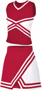 ชุดเชียร์ลีดเดอร์เด็กผู้หญิงบอดี้ฟิตติ้งสีสันสดใสสำหรับการแสดงที่น่าตื่นเต้น - Product Image 2