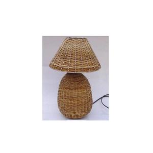 Bamboo Weaving Lamp and <b>Shade</b> With Electric Fitting Home Decor Side Table Lamps - Product Image 4