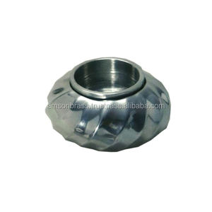 Vela de Metal perforada redonda decorativa de alta calidad, linterna votiva de latón, estilo Diamante, decoración del hogar - Product Image 4