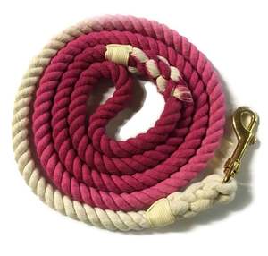 Correa para Perro de Cuerda de Algodón Trenzada Multicolor de 1.5 m, Estilo Moderno - Product Image 1