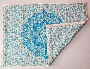 Nueva colcha de algodón Kantha, colcha hecha a mano, diseño de impresión de bloques, juego de cama suave tamaño King, hogar, Hotel, adultos, bebés, uso de invierno - Product Image 2