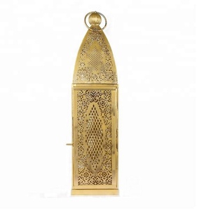 Moroccan Gold <b>Lantern</b> for Home Decoration for <b>Christmas</b> Festivities - Product Image 1