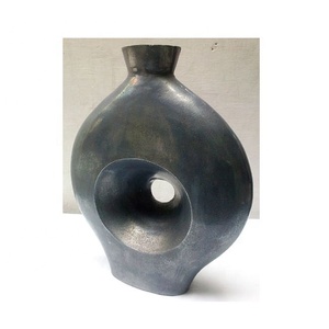 Venta caliente nórdico antiguo florero Metal mesa boda decoración precio al por mayor - Product Image 1