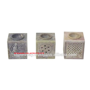 Handmade Soapstone Aroma <b>Oil</b> <b>Burner</b>, <b>Fragrance</b> <b>Oil</b> Lamps - Product Image 1