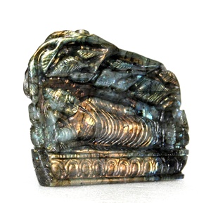 Estatua tallada de Buda, labradorita Natural de alta calidad, todos los tamaños disponibles, escultura hecha a mano - Product Image 3