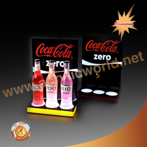 Présentoir de vin acrylique personnalisé. Présentoir à vin à LED présentoir à vin - Product Image 3