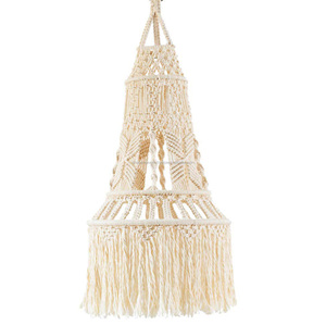 Small Ceiling <b>Light</b> <b>Shade</b> Designer Indian Handmade <b>Macrame</b> Wedding Luxury Chandelier Modern - Product Image 5