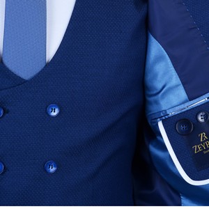 En gros pas cher Offre Spéciale Nouveau Style Haute Italienne Haute Qualité Dernier Style Hommes Costume Fait Viscose & Polyester Luxe élite élégant - Product Image 3