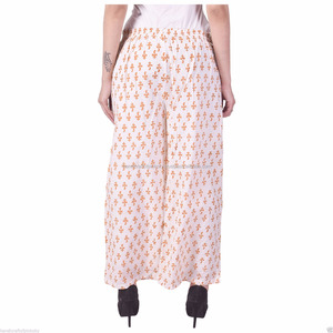 Pantalones de Yoga para mujer, Pantalón de algodón 100 con estampado de bloque de mano, pantalón indio de Alibaba - Product Image 3