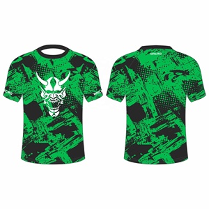 Vêtements de sport impression numérique conçu sur mesure emballage manches courtes Rashguard MMA BJJ marron imprimé unisexe évacuation de l'humidité respirant - Product Image 1
