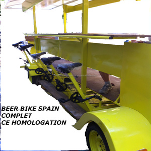 Bicicleta de cerveza Chasis amarillo 3,0 españa modelo original CE europa/eléctrica Beerbike,partybike,pub BIKE - Product Image 2