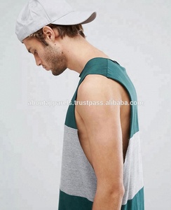 Camisetas sin mangas personalizadas al por mayor de nueva moda, camisetas sin mangas transpirables en blanco con capucha de ajuste barato OEM para hombres, - Product Image 4