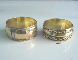High Quality Brass Polished <b>Bracelets</b> with Patterns <b>Metal</b> Brass Jewelry Polished Finish Bangles <b>Bracelets</b> for Girls and Women - Product Image 2
