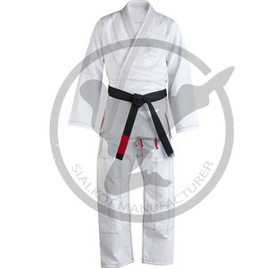 Léger 100% coton BJJ Gi Judo Arts martiaux porter ensemble de kimonos de Jiu-Jitsu brésilien Service OEM 350-450 GSM - Product Image 1
