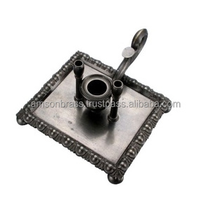Traditional Small <b>Copper</b> Finished Chamberstick Round <b>Copper</b> Plated Decorative Chamberstick <b>Candle</b> <b>Holder</b> - Product Image 4