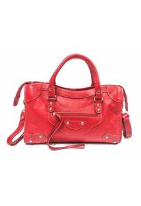 Sac à main minimaliste en cuir pour femme Fermeture à glissière Sac à main léger et durable avec structure simple et propre - Product Image 2
