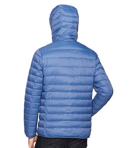 Chaqueta con capucha para hombre, chaqueta acolchada de alta calidad, ligera, resistente al agua, personalizada - Product Image 3