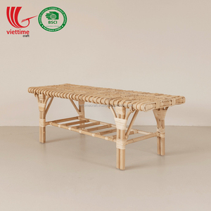 Banc en rotin de style classique, vente en gros, fabriqué au Vietnam - Product Image 3