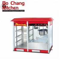 Machine à Popcorn Commerciale Automatique pour la Fabrication de Caramel avec Roues et Chariot – Prix Compétitif