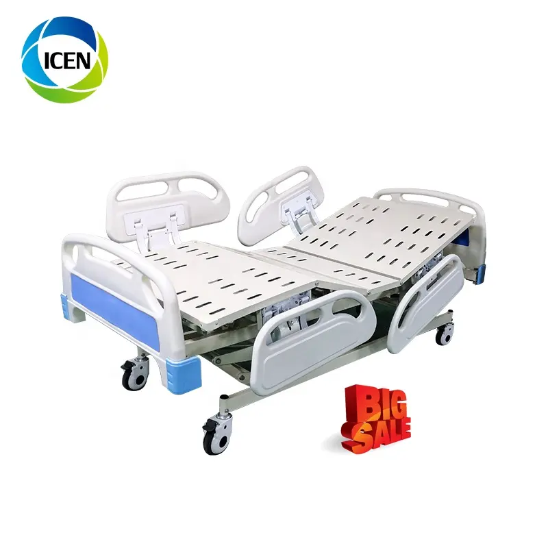 Single2 3 manivela barato UCI fabricante de equipos médicos Manual eléctrica cama de hospital eléctrica