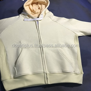 Sweats à capuche raglan tricotés imperméables et anti-plis personnalisés OEM avec panneaux latéraux côtelés pour une élasticité accrue pour hommes - Product Image 4