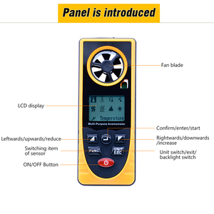 Benetech GM8910 דיגיטלי מטר מד לחות - Product Image 3