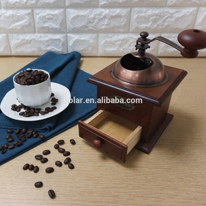 Mini moulin à café en bois et caoutchouc, rouleau craquelé fait à la main à taïwan - Product Image 2