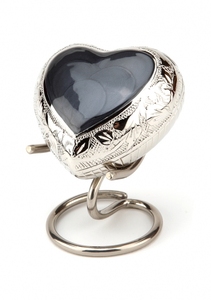 Enfant Pied Étape Coeur Crémation Urne Fournitures Funéraires BRASSWORLD INDE - Product Image 2