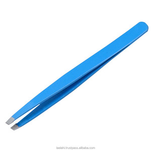 Pince à épiler à sourcils pour femmes en acier inoxydable de haute qualité pointe inclinée légère pour outil de soin personnel d'extension de cils de beauté - Product Image 3