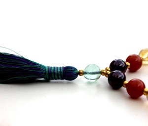 สร้อยคอลูกปัดมุกหลากสีสำหรับผู้ชายเครื่องประดับสำหรับเล่นโยคะ - Product Image 2